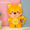 Premium Cartoon Animal Sewing Kit for Kids - DIY Threading Dolls Set, Ages 6+