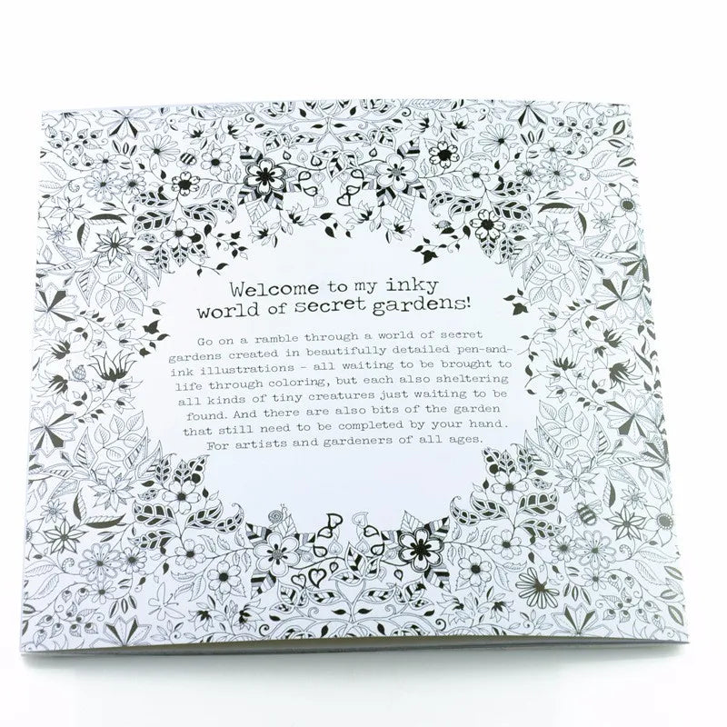 Premium 24 Pages Coloring Book for Children Adult Relieve Stress Kill Time DIY P
