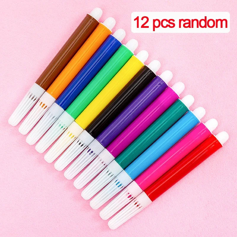 Premium 1-10pcs Sets DIY Graffiti Bag with Markers - Ages 3+ (Creative Play)