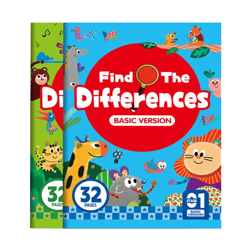 Find-the-Difference Puzzle Book for Kids (Visual Focus)