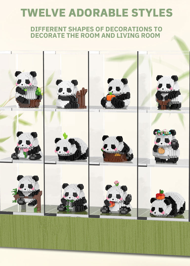 Premium Mini Panda Building Block Kit (DIY Model)