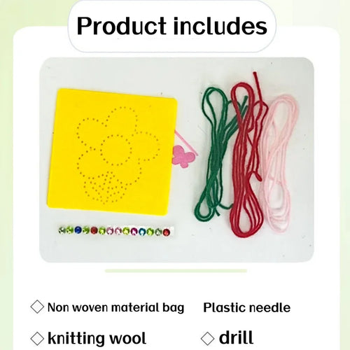 Felt Animal Embroidery & Sewing Kit for Kids