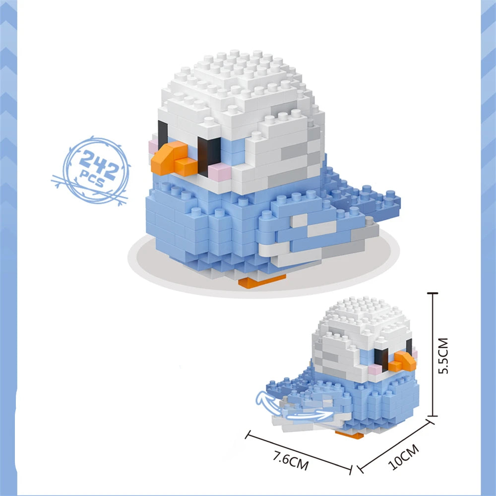 Premium Parrot Micro Blocks Set - Creative Building Toy for Kids, CE Certified