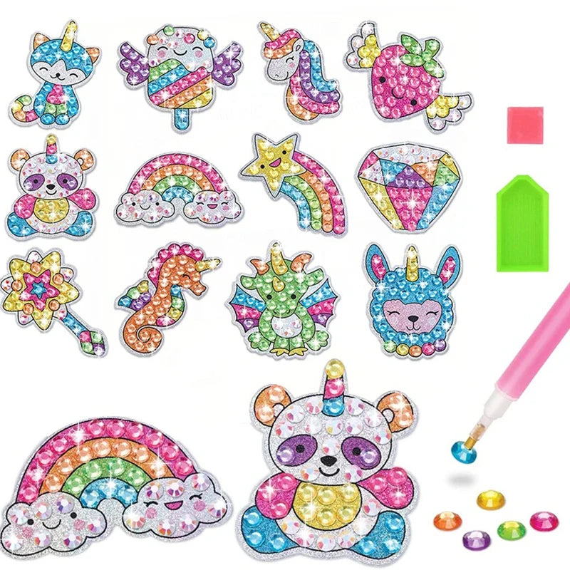 Premium Creativity Big Gem Diamond Painting Kits Magical - Ages 3+ (Creative Pla