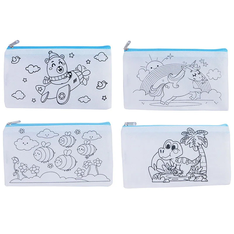 Premium DIY Graffiti Coloring Bag Set - Kids Art Craft, Ages 3+ (Creative Play)