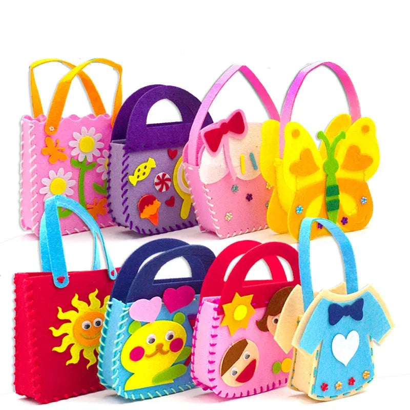 Premium DIY Bag Making Kit - Kids Sewing Craft Set, Ages 3+ (Creative Play)