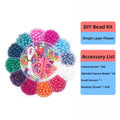 Premium Kids Beaded Bracelet Making Kit - 800 Beads Craft Set, Ages 6+
