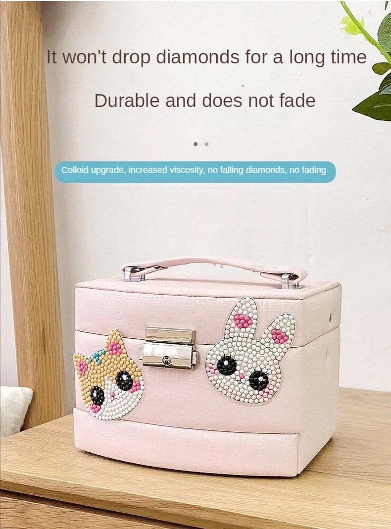Premium Child Diamond DIY Painting Sticker Set Toys Colorful Cartoon Sticker Han