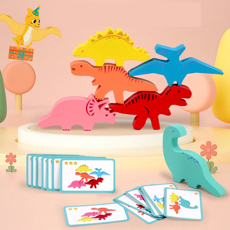 Premium Dinosaur Building Blocks Set - STEM Construction Toy, Ages 3+