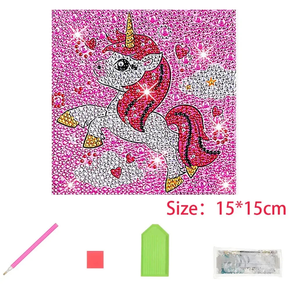 DIY Diamond Art Dots Painting Kits for Kids Animal Art Crafts Kids Girls Boys 5D