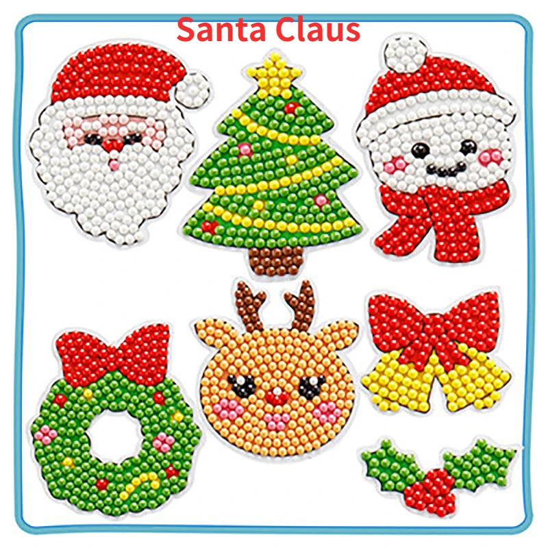 Premium Child Diamond DIY Painting Sticker Set Toys Colorful Cartoon Sticker Han