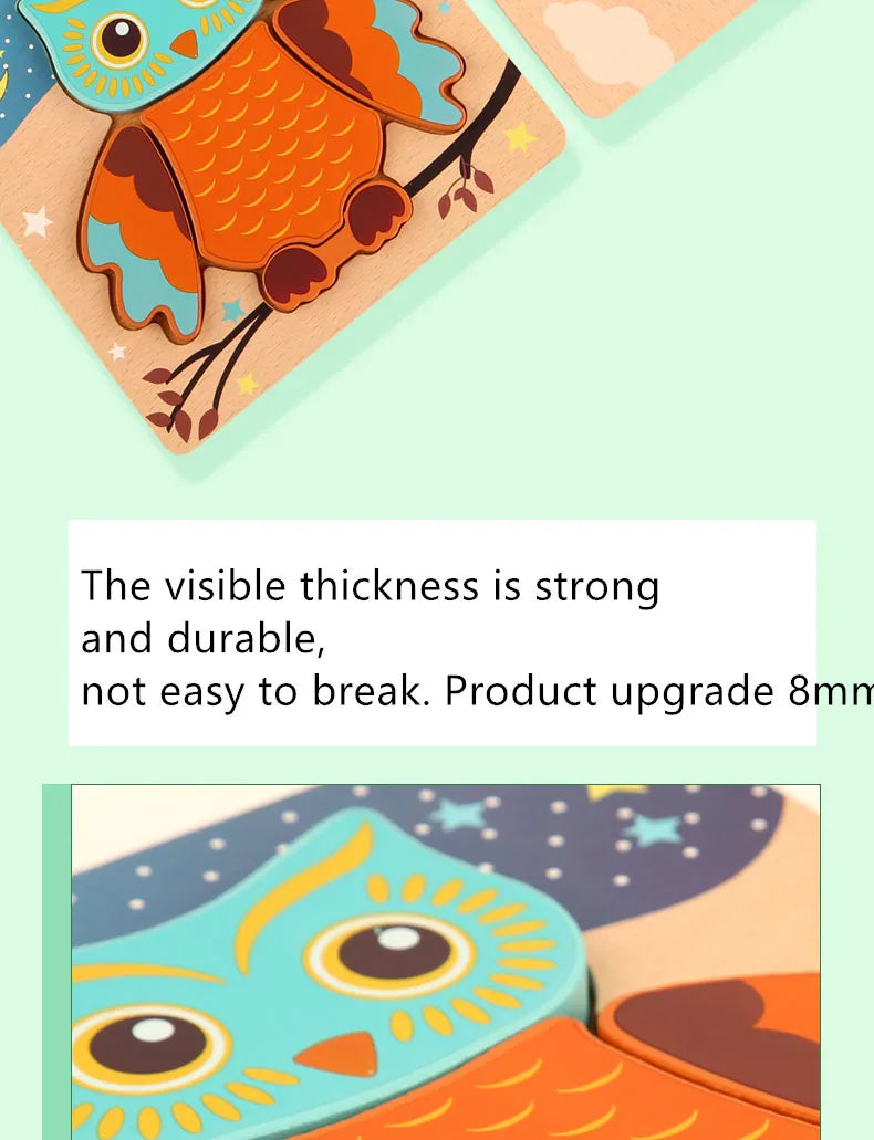 Wooden Color & Shape Matching Puzzle for Kids