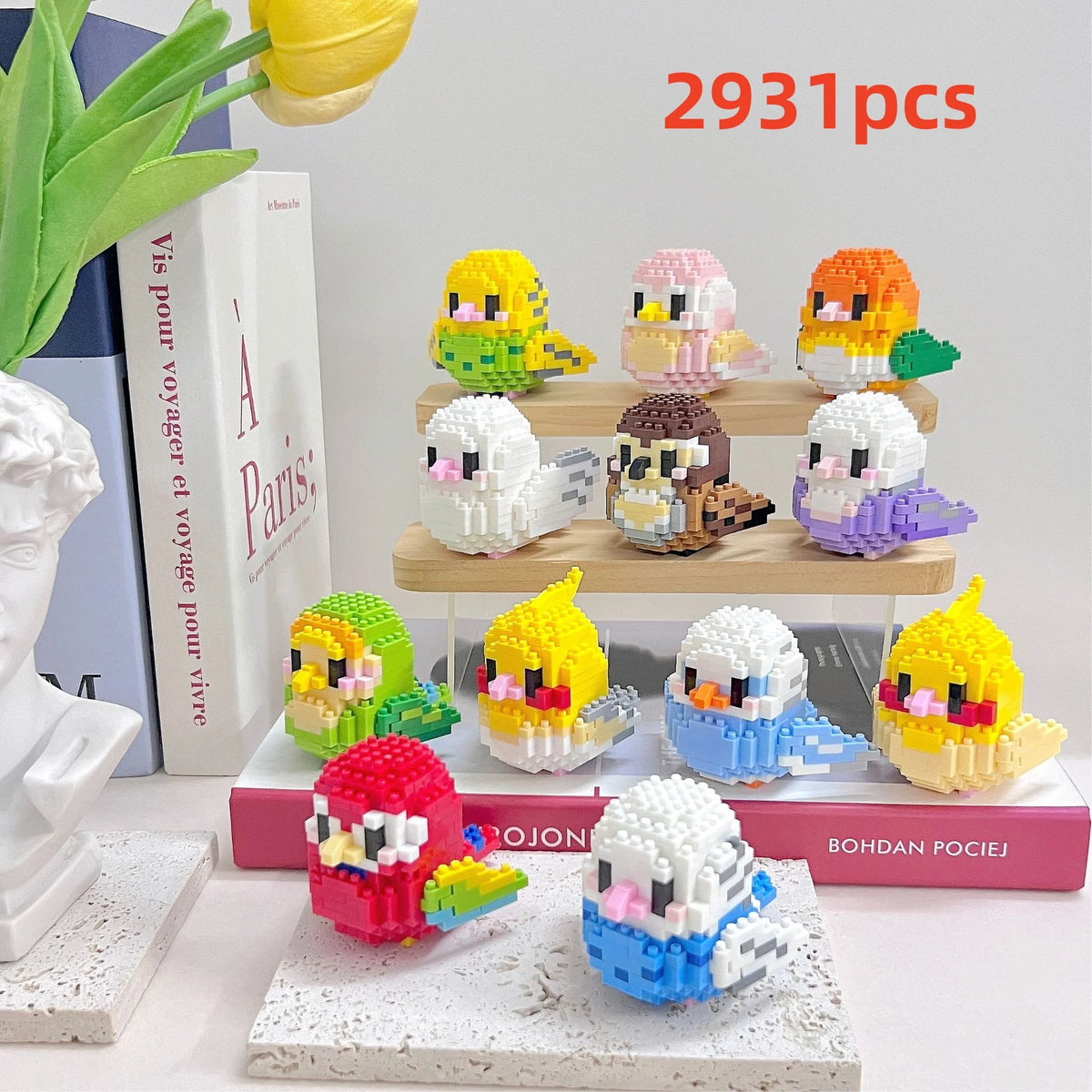 Premium Parrot Micro Blocks Set - Creative Building Toy for Kids, CE Certified