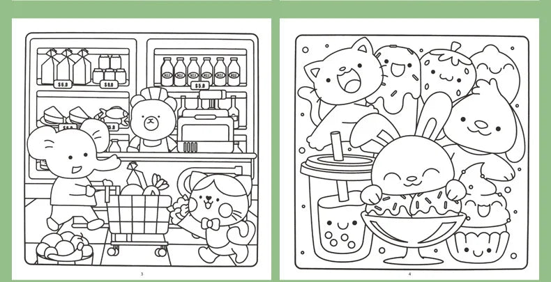 Premium Cozy Friends Coloring Book for Kids - Cute & Comfy Art Pages, Ages 6+