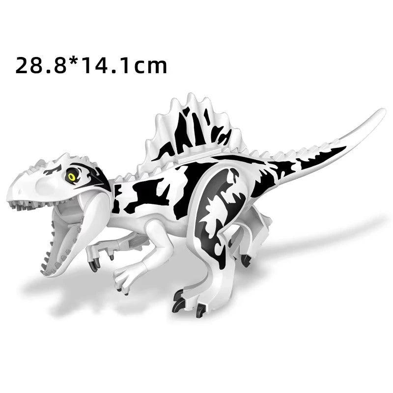 Premium Jurassic Dinosaur Building Blocks Set - Giganotosaurus Model, Ages 6+