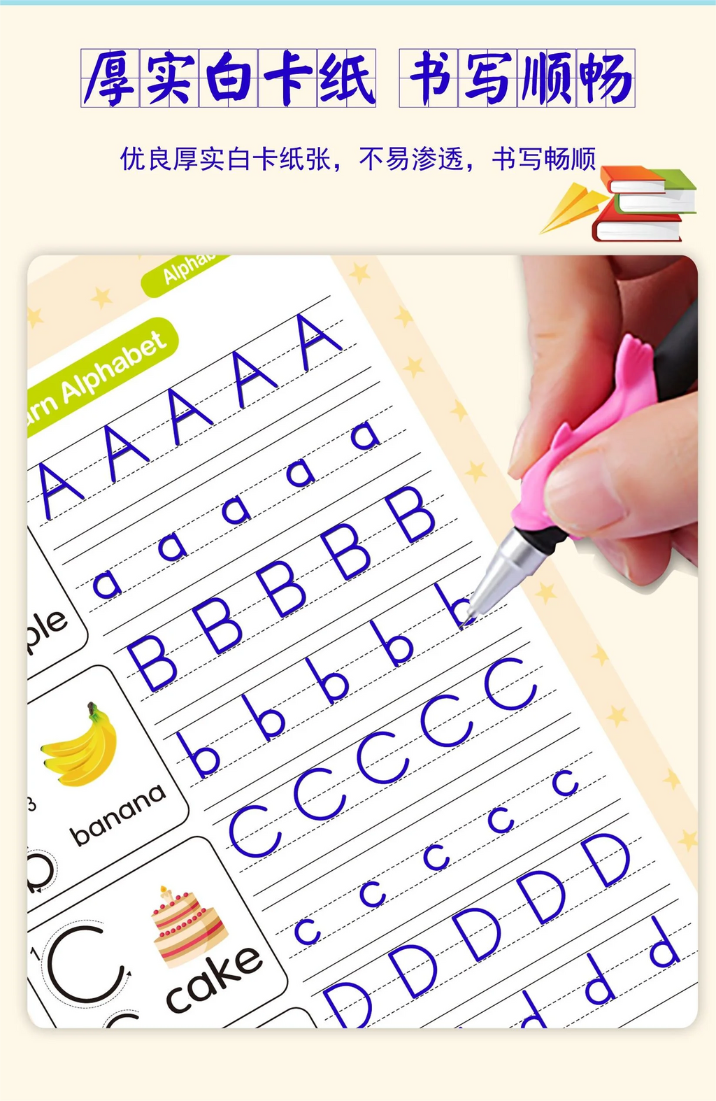 Reusable Magic Copybook Set for Kids Handwriting Practice