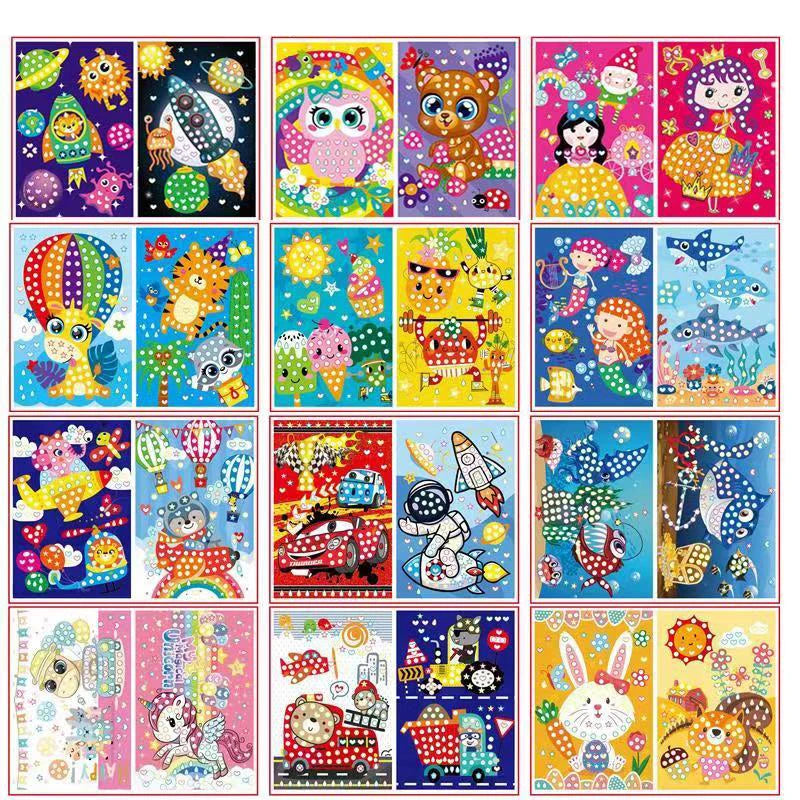 Premium Kids Diamond Painting Kit - DIY Gem Art Craft Set for Kids, Ages 3+