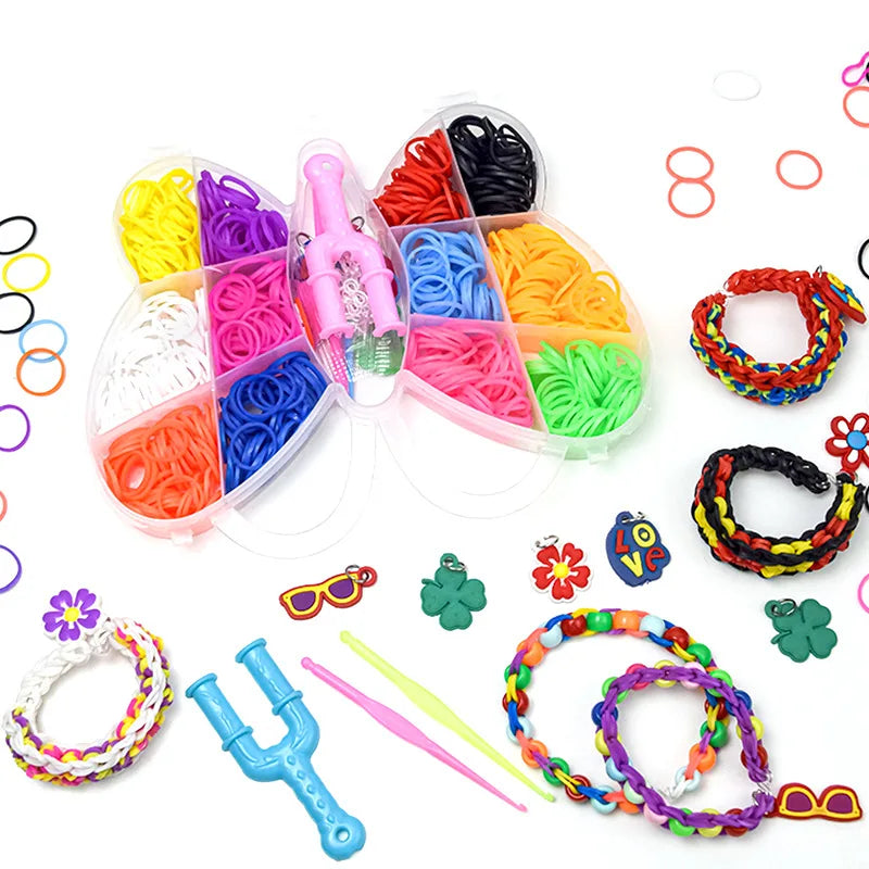 Premium 600 High Elastic Candy Color Loom Rubber Band DIY Knitted Bracelet Neckl