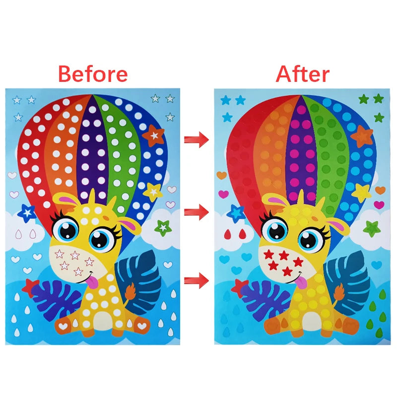 Premium Kids Diamond Painting Kit - DIY Gem Art Craft Set for Kids, Ages 3+
