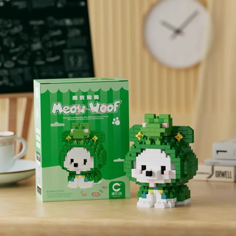 Premium New Children's Micro-particle Building Blocks, Animal Cartoon Dolls Crea