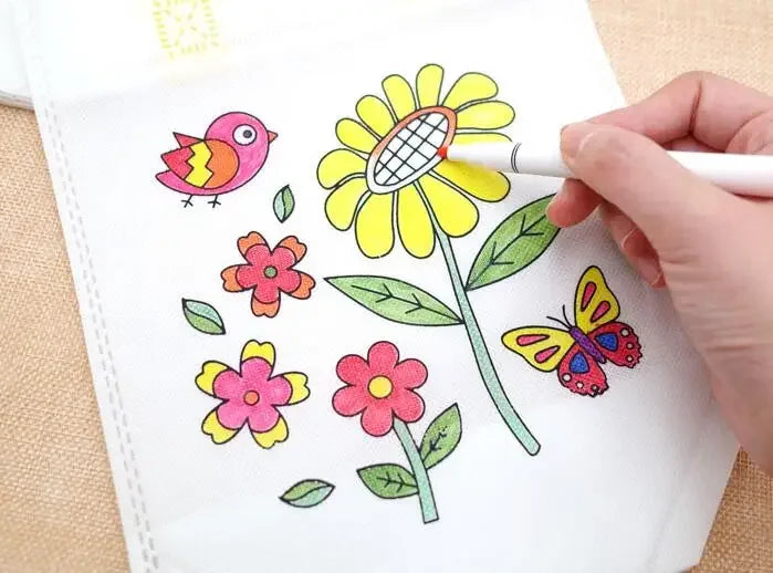 Premium DIY Graffiti Coloring Bag Set - Kids Art Craft, Ages 3+ (Creative Play)