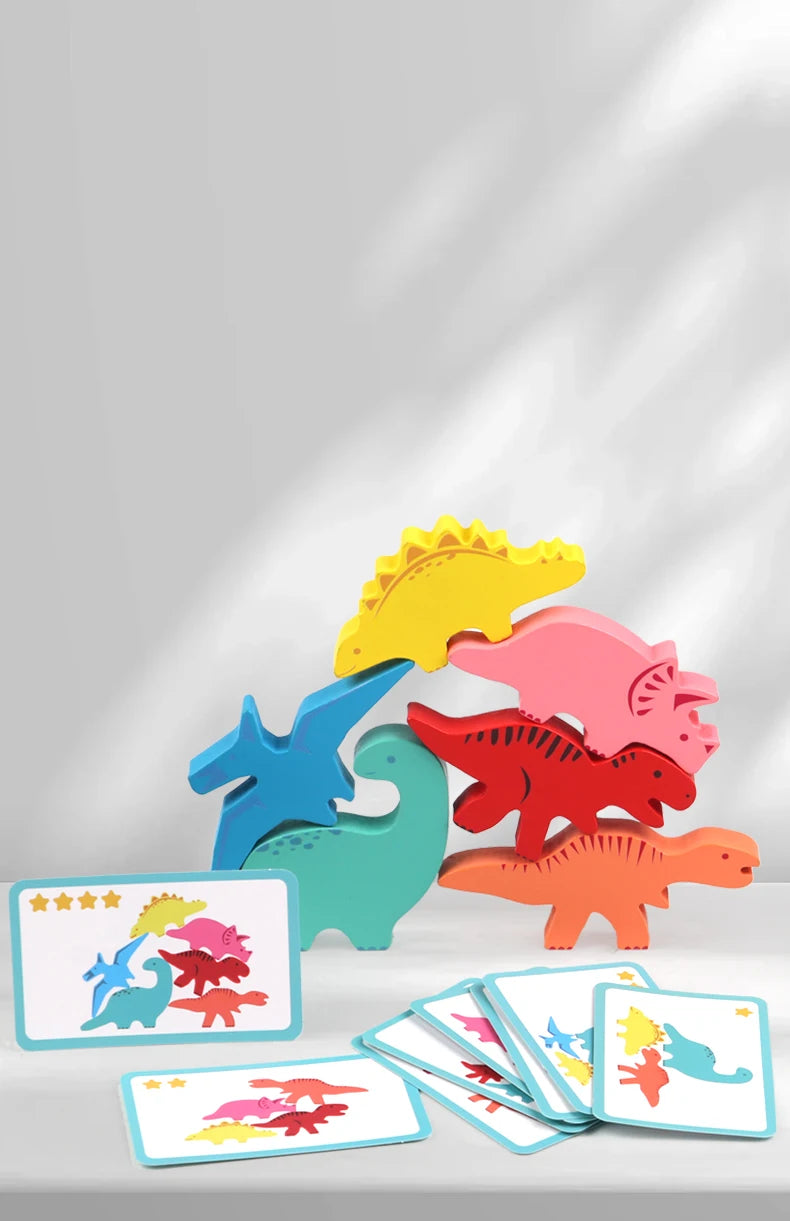Premium Dinosaur Building Blocks Set - STEM Construction Toy, Ages 3+