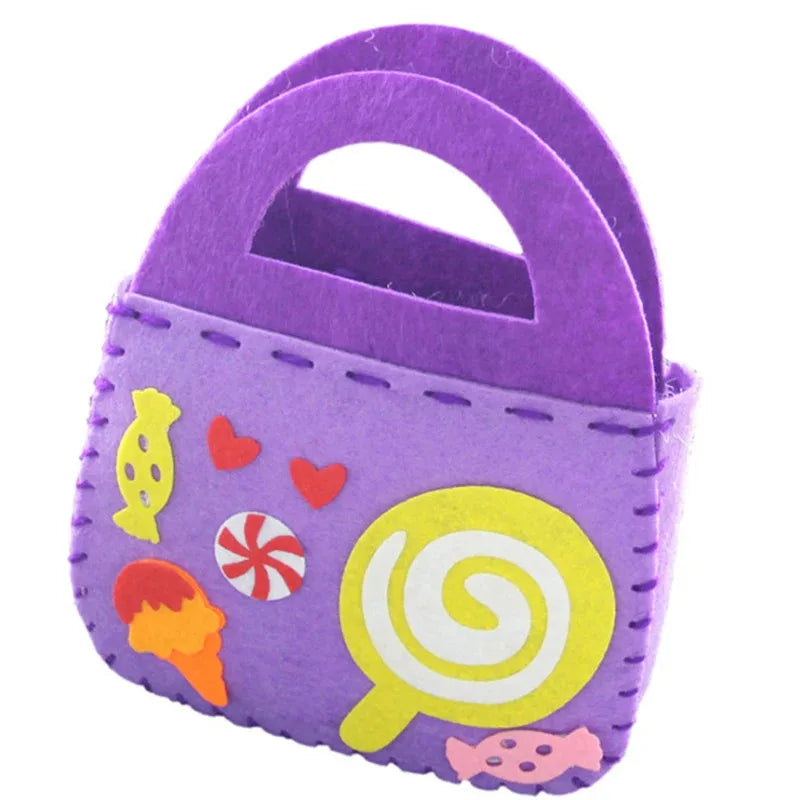 Premium DIY Bag Making Kit - Kids Sewing Craft Set, Ages 3+ (Creative Play)