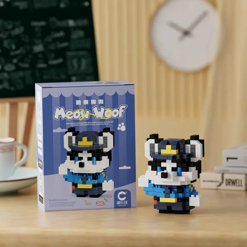 Premium New Children's Micro-particle Building Blocks, Animal Cartoon Dolls Crea