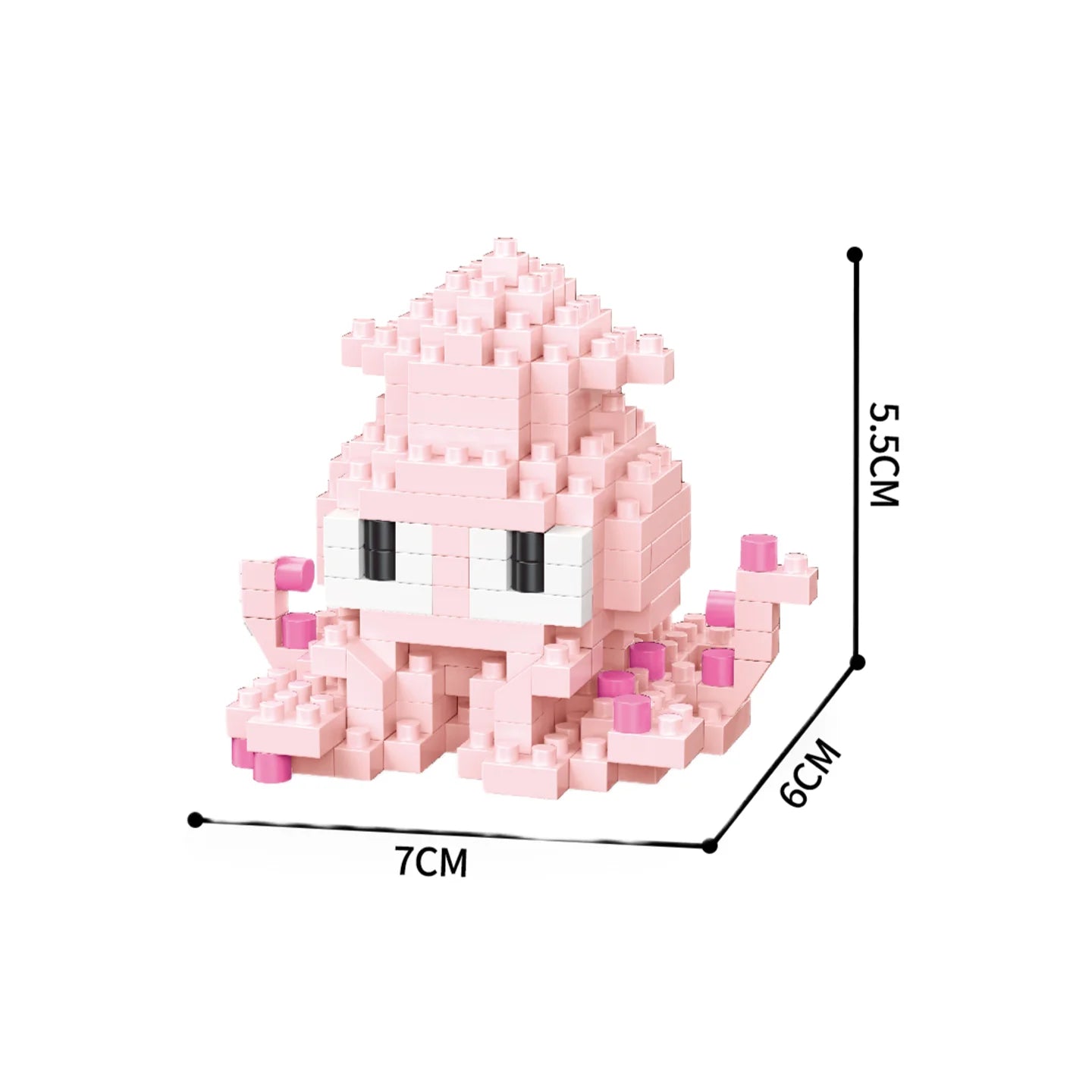 Premium KNEW BUILT Clownfish Whale Seahorse Shark Oceanic Micro Mini Building Bl