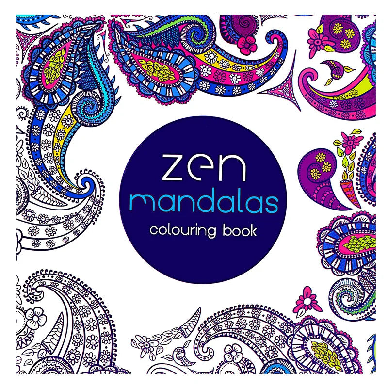 Premium 24 Pages Coloring Book for Children Adult Relieve Stress Kill Time DIY P