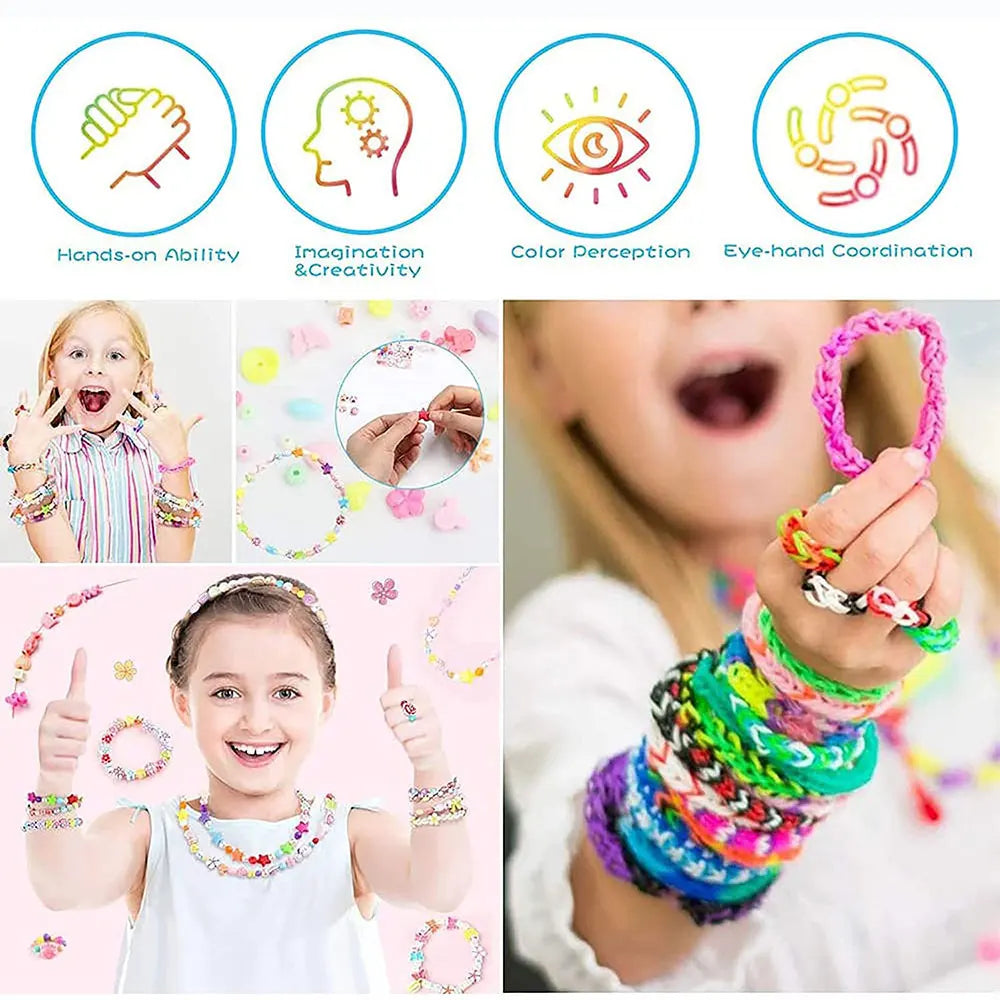 Premium 600 High Elastic Candy Color Loom Rubber Band DIY Knitted Bracelet Neckl