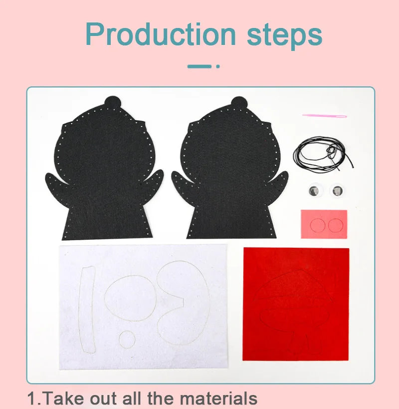 Premium DIY Bag Making Kit - Kids Sewing Craft Set, Ages 3+ (Creative Play)