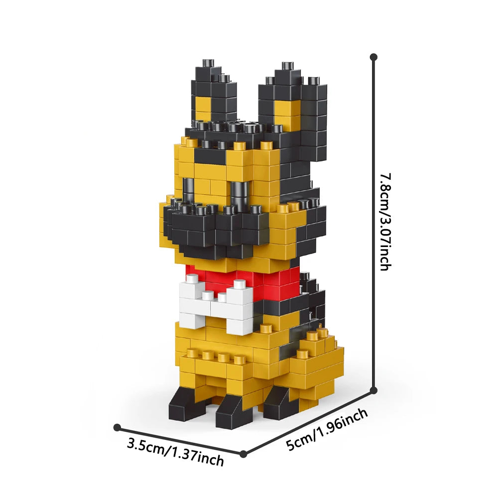 Premium Micro Mini Building Blocks Toys Dog Squad Provides Children With Fun Bui