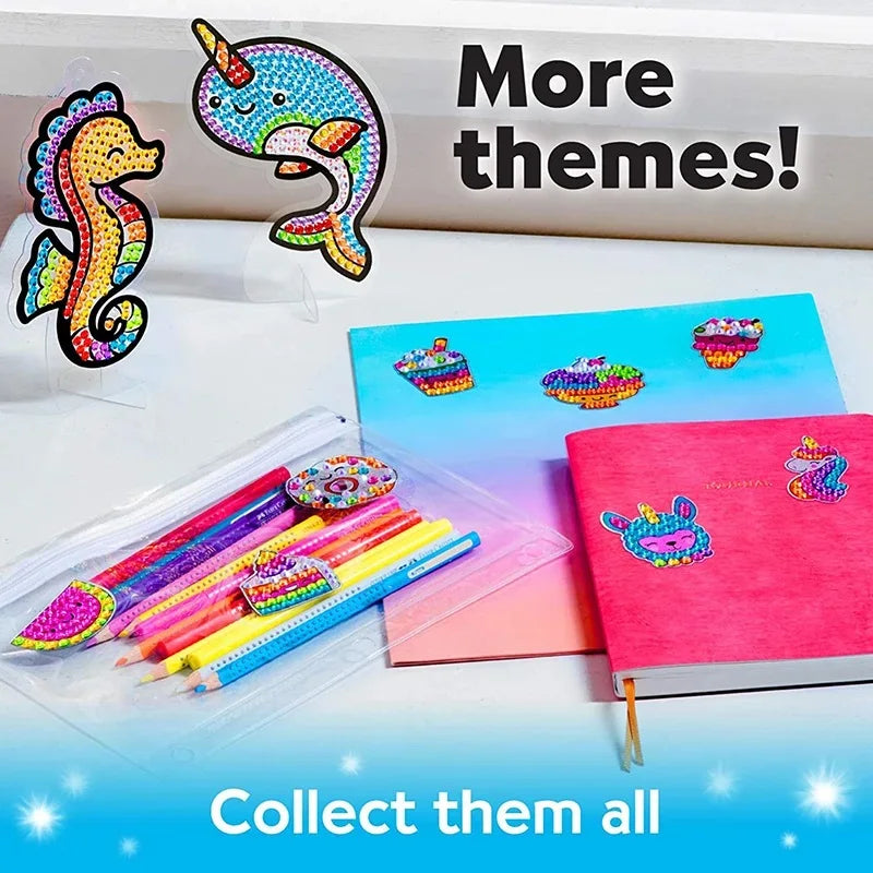 Premium Creativity Big Gem Diamond Painting Kits Magical - Ages 3+ (Creative Pla