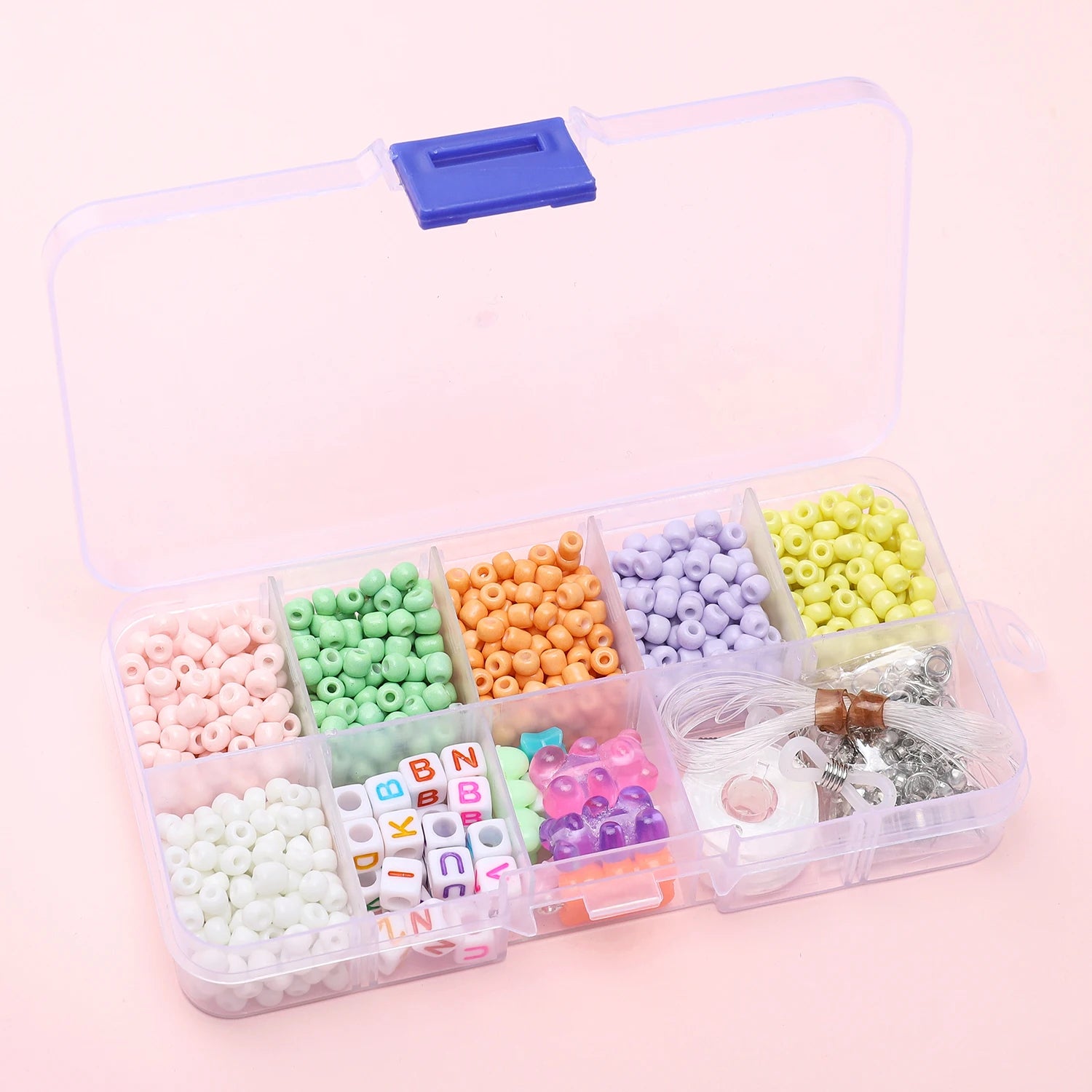 DIY Beaded Jewelry Kit | Glass Beads & Charms Set