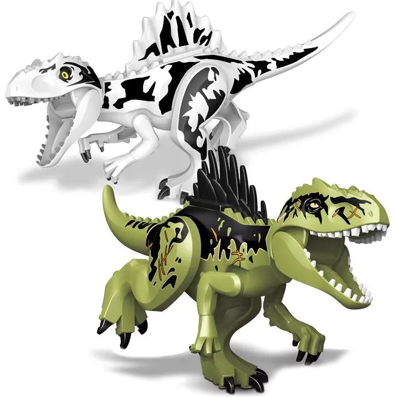 Premium Jurassic Dinosaur Building Blocks Set - Giganotosaurus Model, Ages 6+