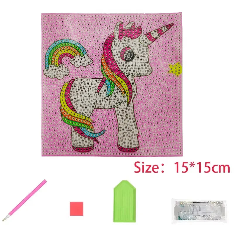 DIY Diamond Art Dots Painting Kits for Kids Animal Art Crafts Kids Girls Boys 5D