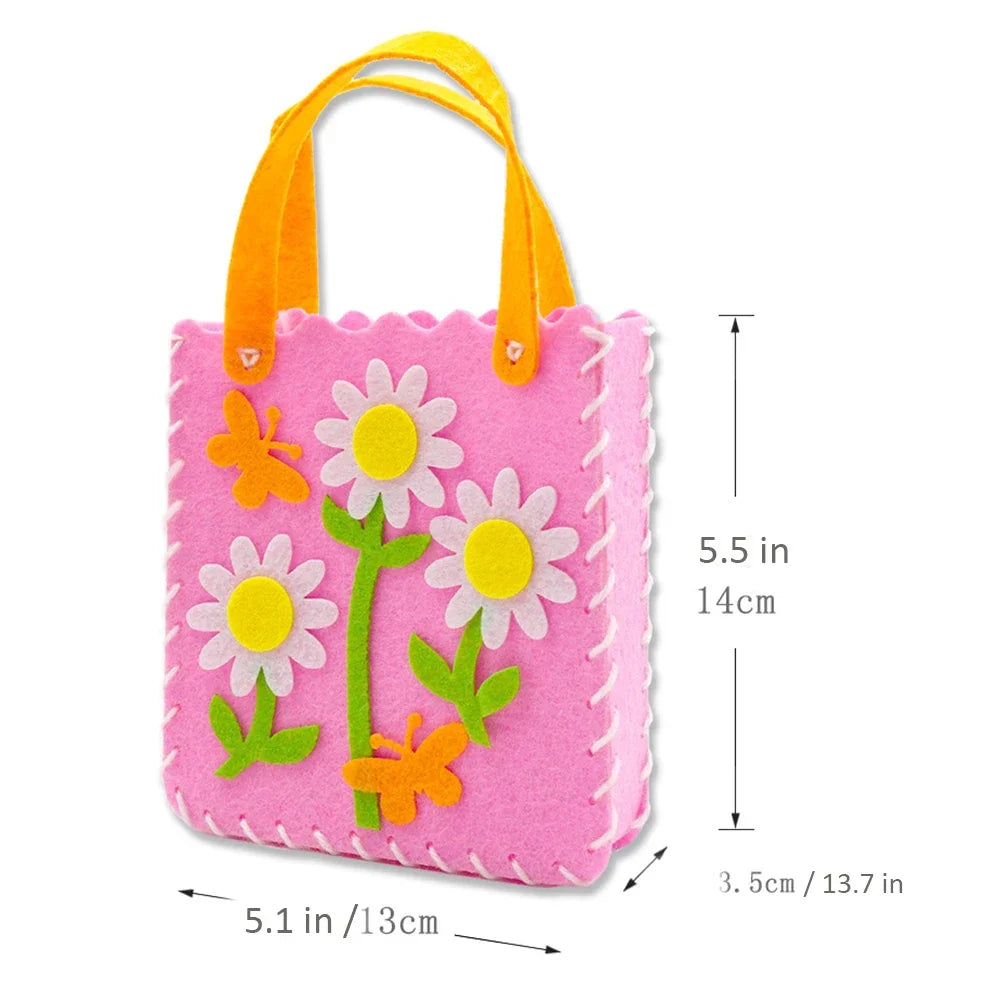 Premium DIY Bag Making Kit - Kids Sewing Craft Set, Ages 3+ (Creative Play)