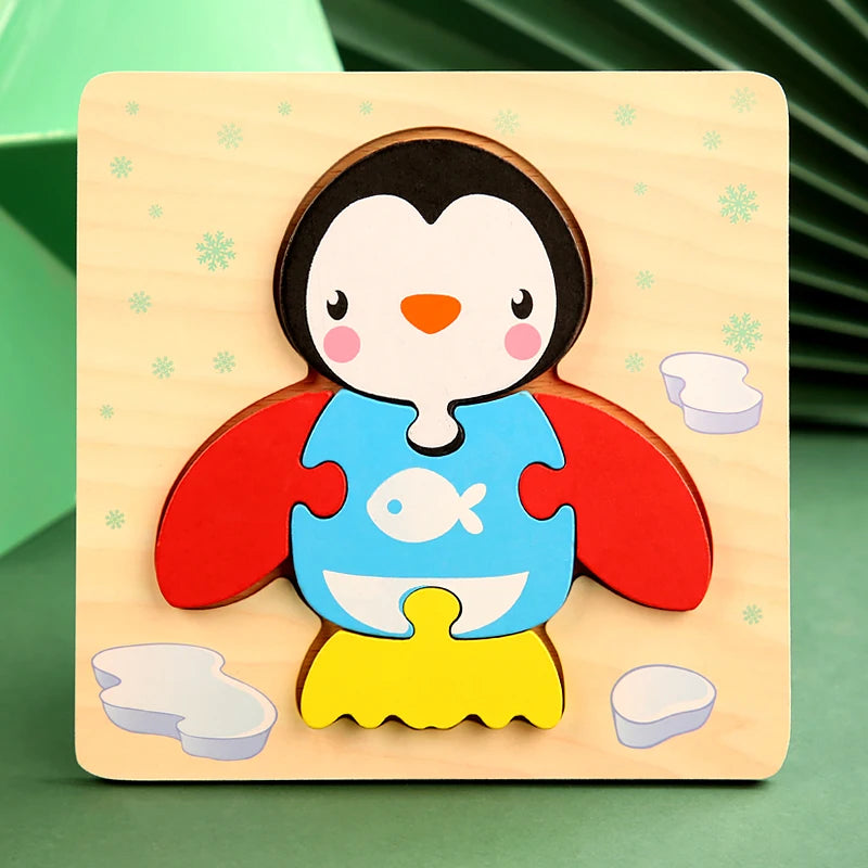 Wooden Color & Shape Matching Puzzle for Kids