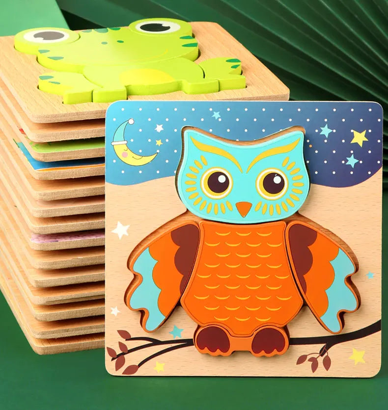 Wooden Color & Shape Matching Puzzle for Kids