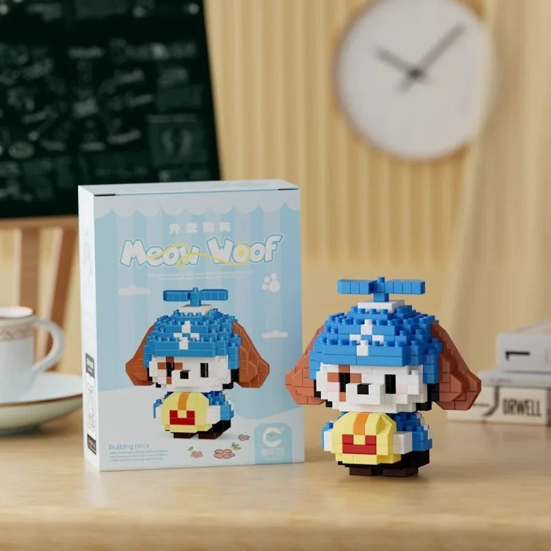 Premium New Children's Micro-particle Building Blocks, Animal Cartoon Dolls Crea