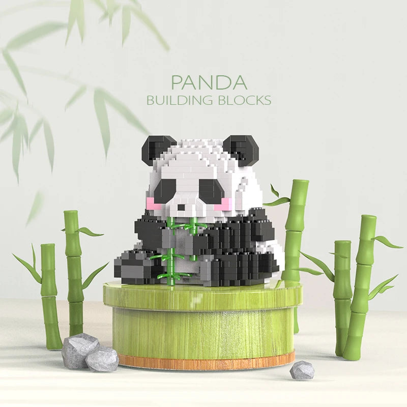 Premium Mini Panda Building Block Kit (DIY Model)