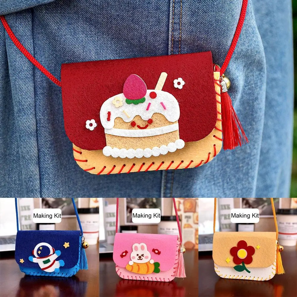 Premium Felt Felt Bag Making Kit Crafts Art - Ages 3+ (Creative Play)