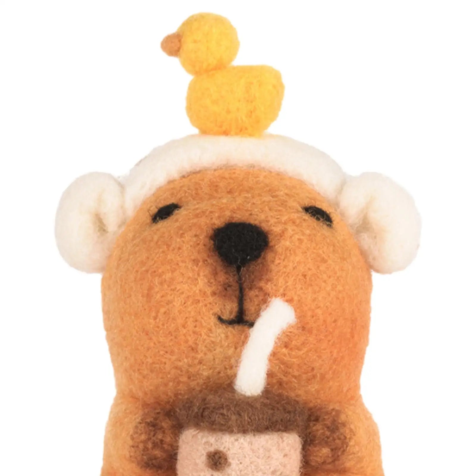 DIY Capybara Wool Felting Kit with Tools