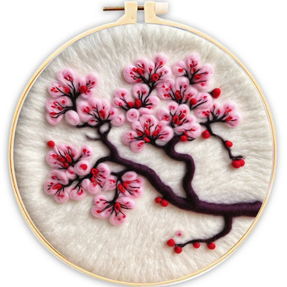Needle Felting Painting Kit for Beginners (Bird & Tree)