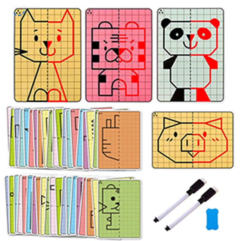 Premium Creative Lattice Symmetrical Drawing Toddler Fine Motor - Ages 3+