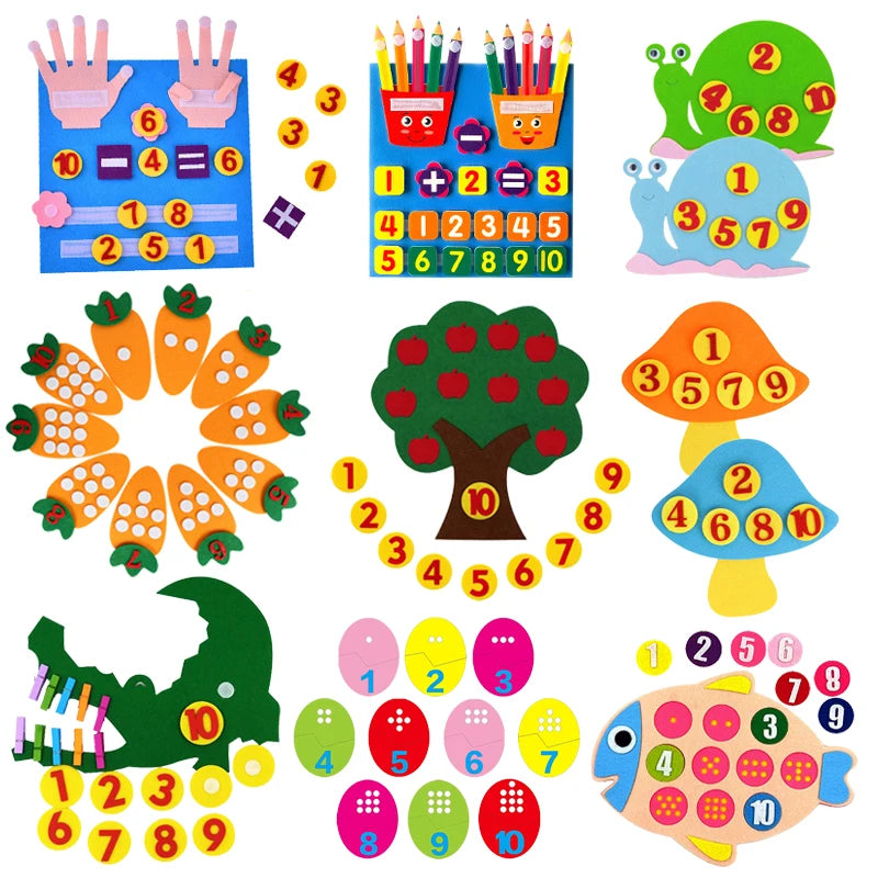 Premium Children DIY Early Education Children Toys Montessori Teaching AIDS To L