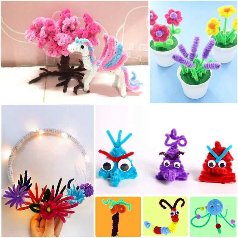 Premium Colorful Craft Kit for Kids DIY Toys Puzzle Handicraft Toys Variety Craf
