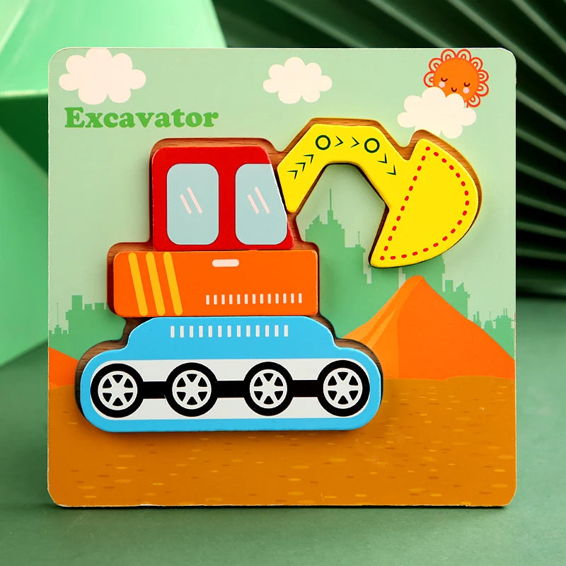 Wooden Color & Shape Matching Puzzle for Kids