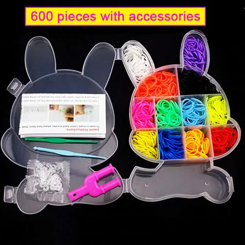 Premium DIY Beaded Bracelet Making Kit - Kids Craft Set, Ages 3+ (Creative Play)